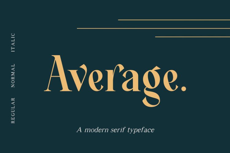 CM – Average Modern Serif Typeface!