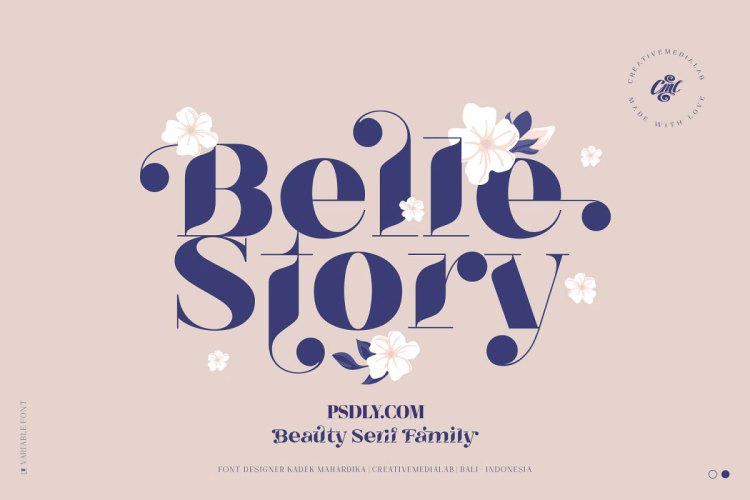 Belle Story – Beauty serif family 5173153
