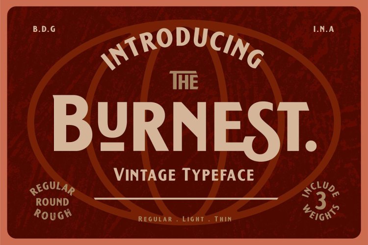 Burnest | Stunning Display Fonts
