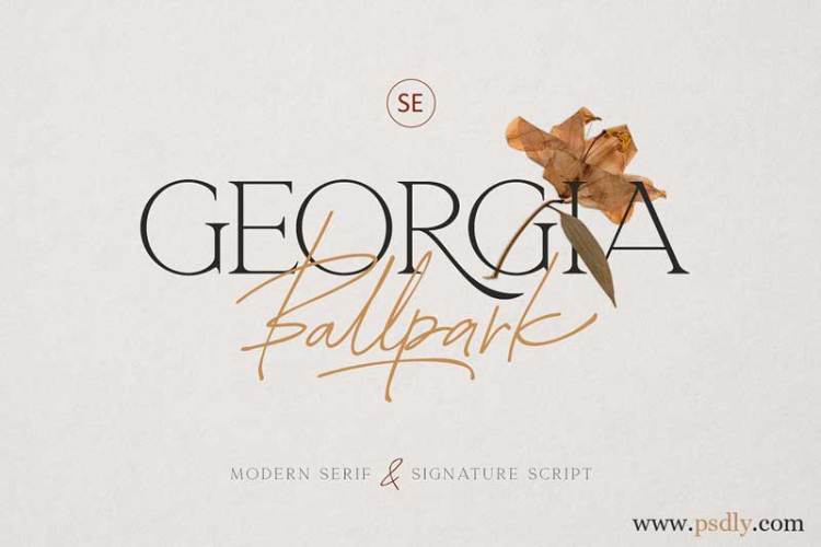 Georgia Ballpark Font Duo Free Download!