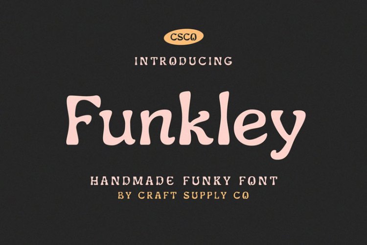 Funkley – Handmade Funky Font