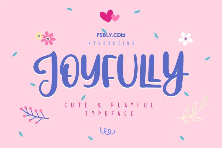 Joyfully | Cute & Playful Typeface