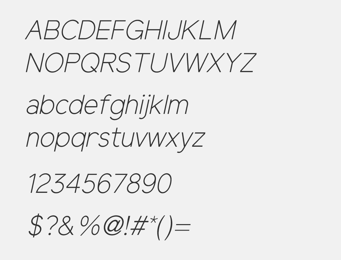 Helvetica Neue Italic Free Alternatives
