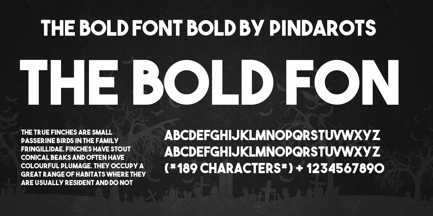 The Bold Font Free