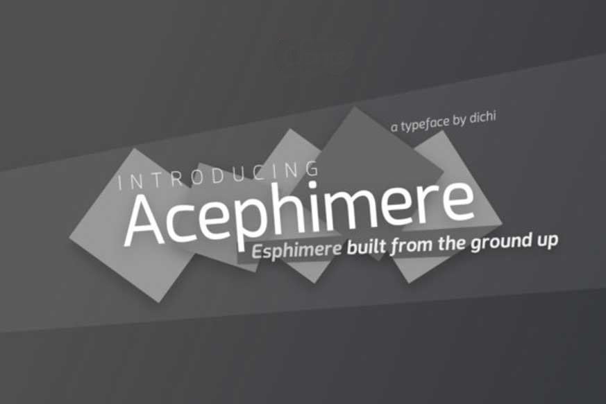 Acephimere Font Family