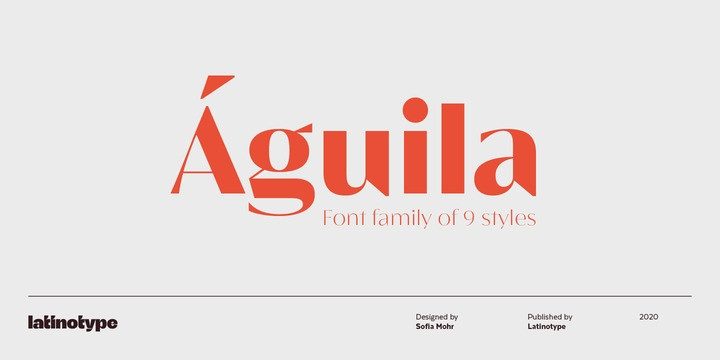 Aguila Sans Serif Font