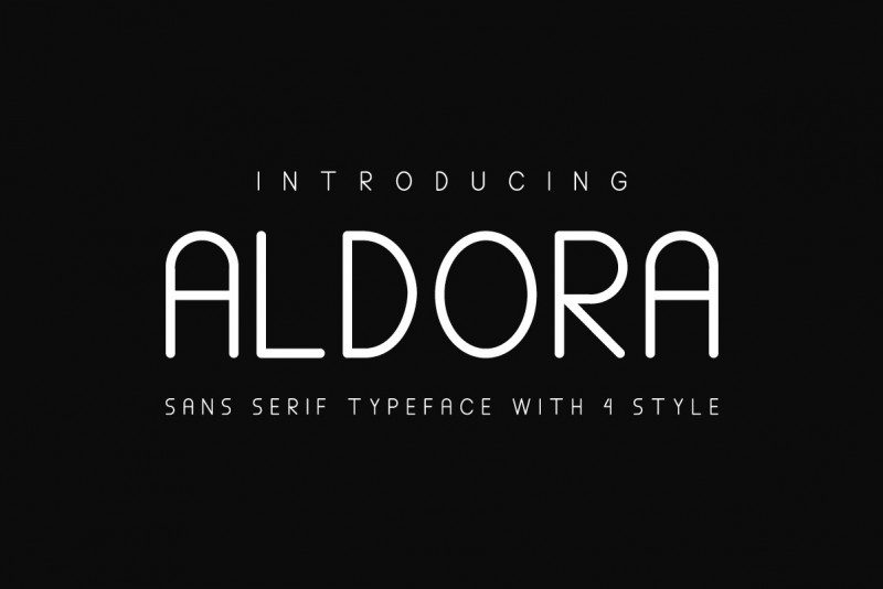 Aldora Futuristic Font