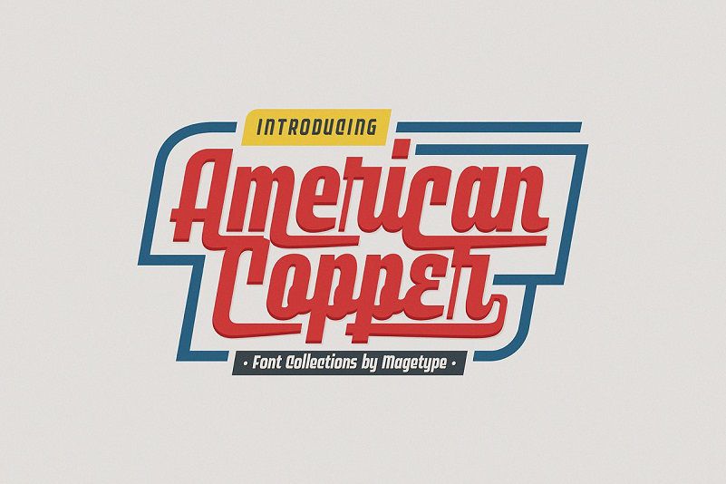 American Copper Font Family