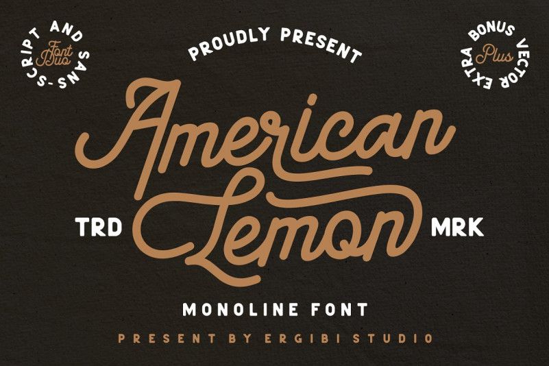 American Lemon Font Duo
