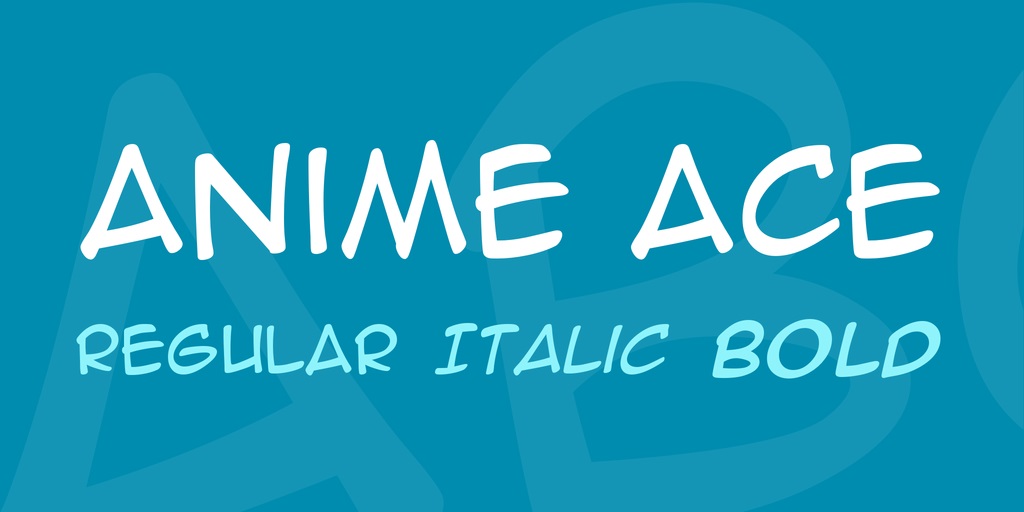 Anime Ace Font