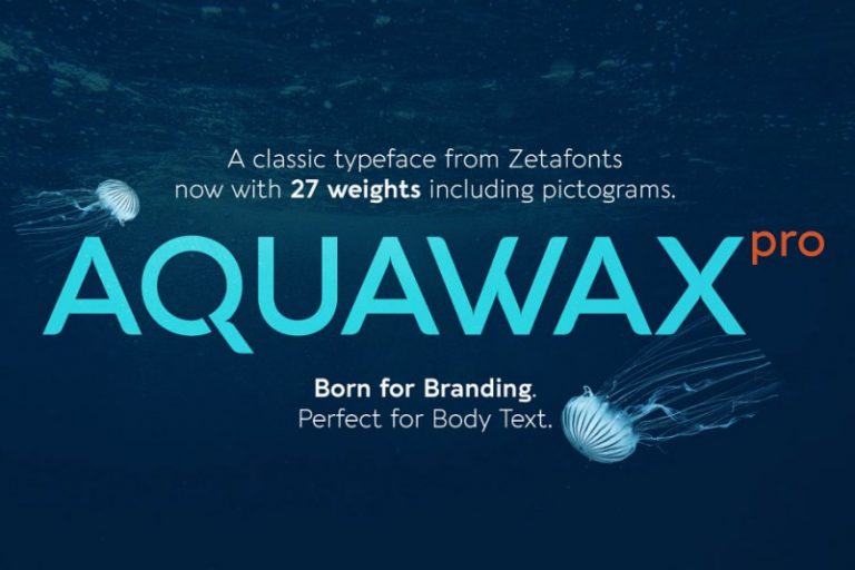Aquawax Pro Font Family