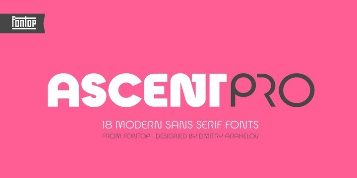 Ascent Pro Sans Font Family