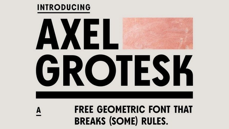 Axel Grotesk Sans Serif Font