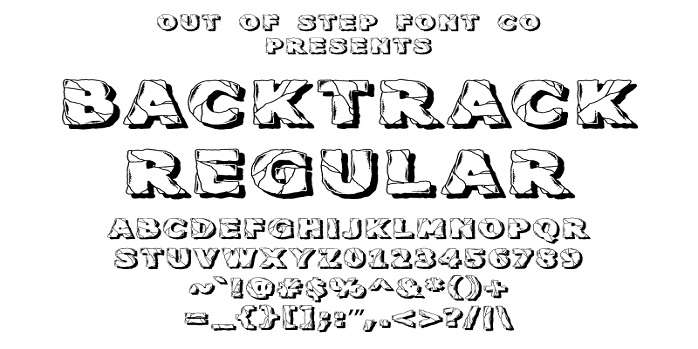 Backtrack Font