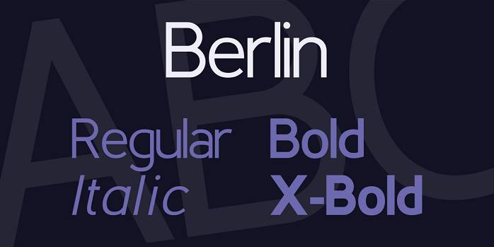 Berlin Font Family
