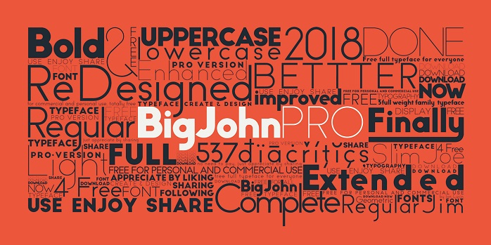 Big John PRO Typeface