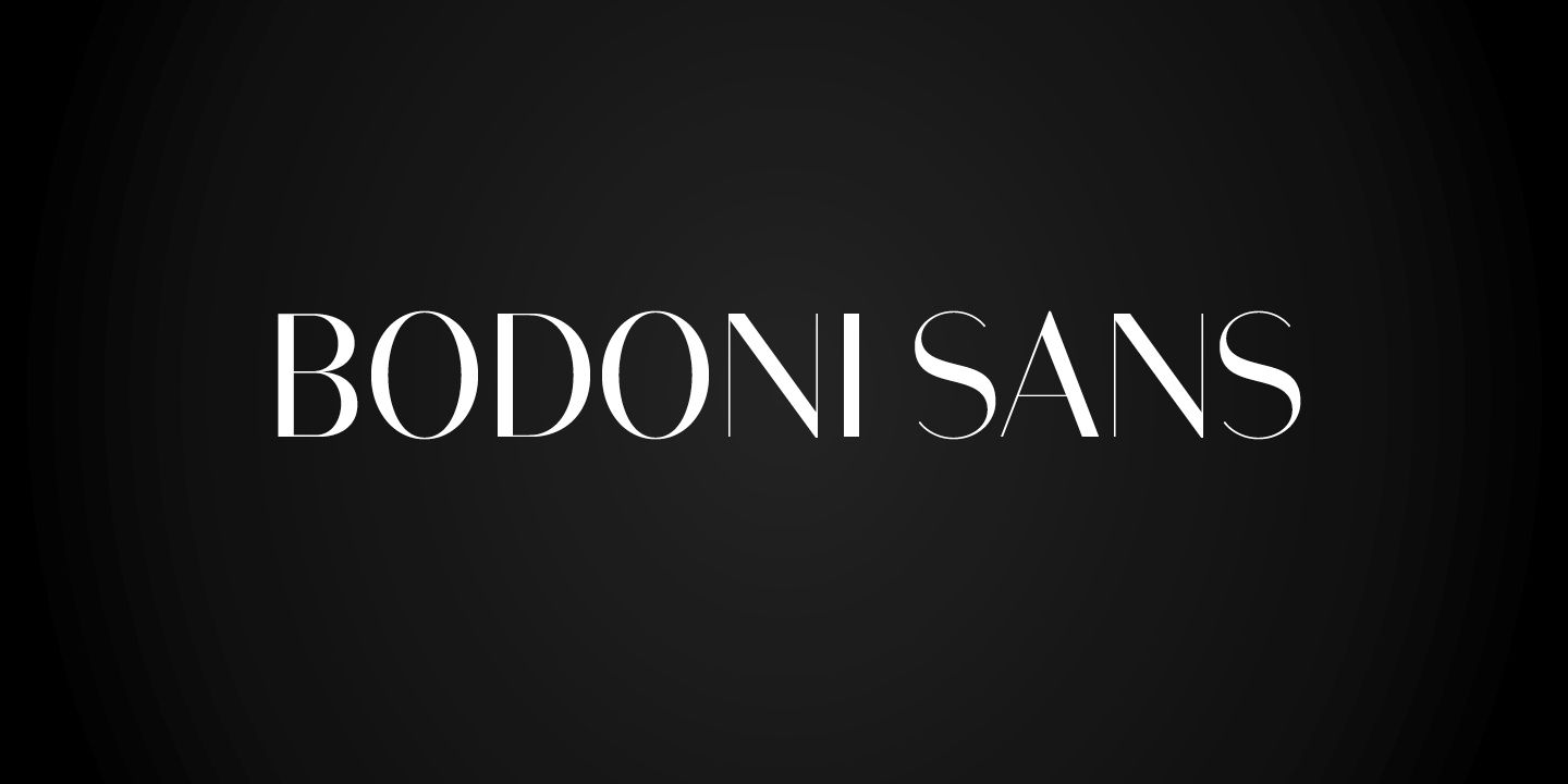 Bodoni Sans Text Font Family