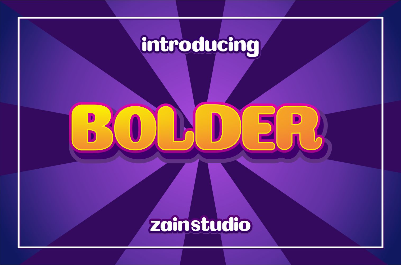 Bolder Bold Display Font