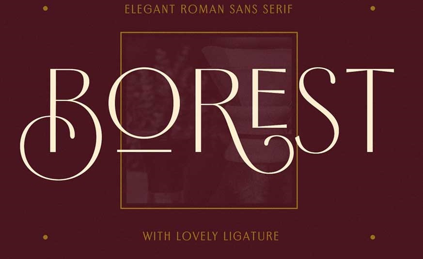 Borest Elegant Roman Sans Serif Font