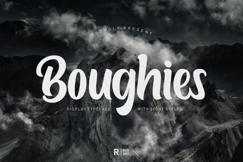 Boughies Typeface