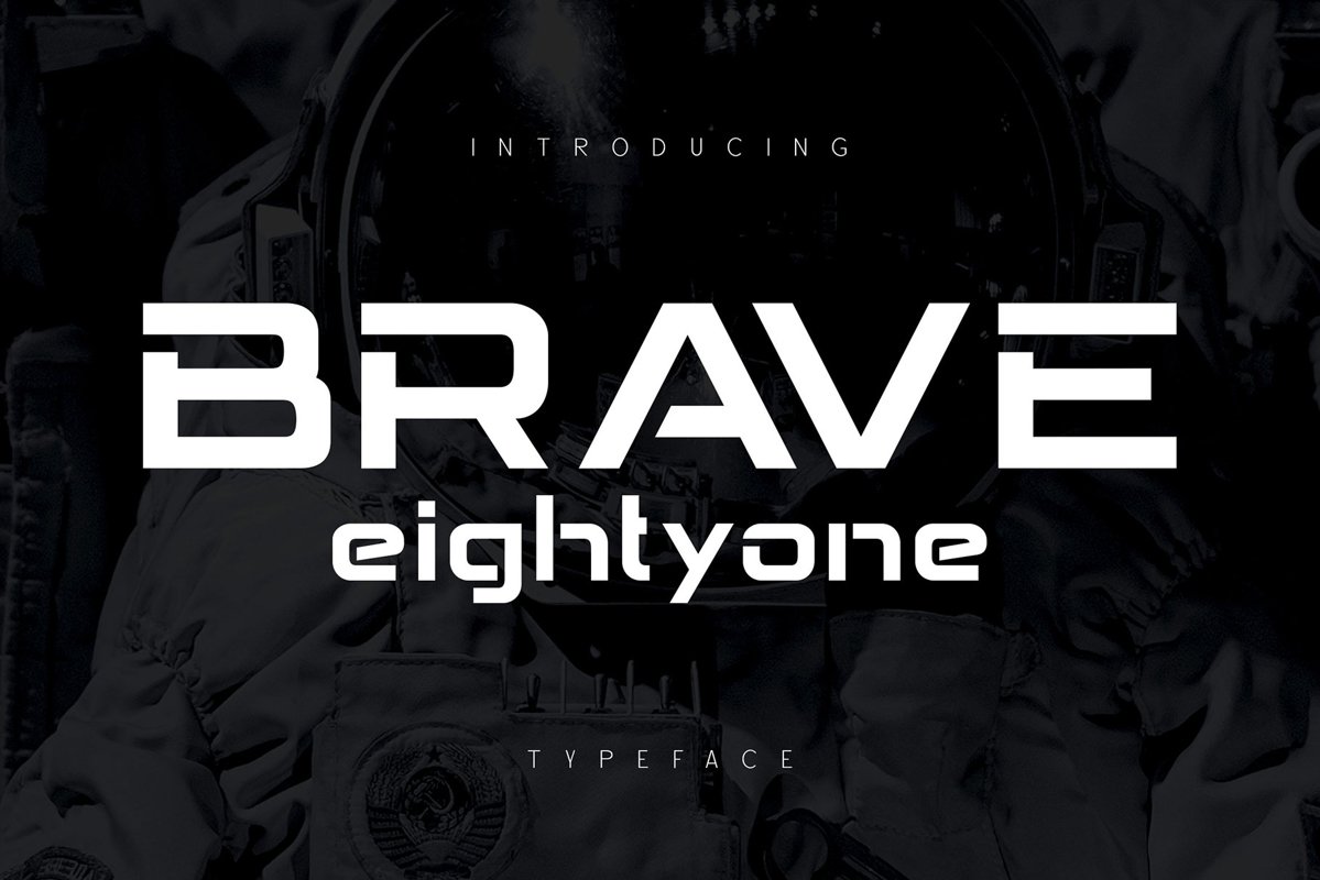 Brave Eighty One Display Typeface