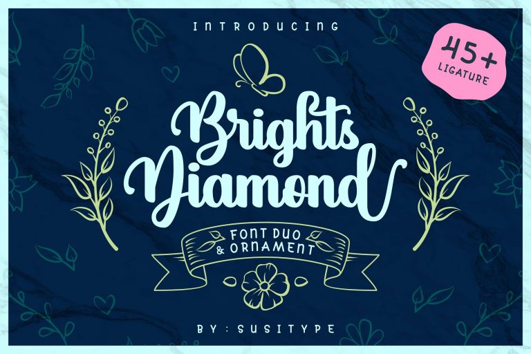 Brights Diamond Script Font