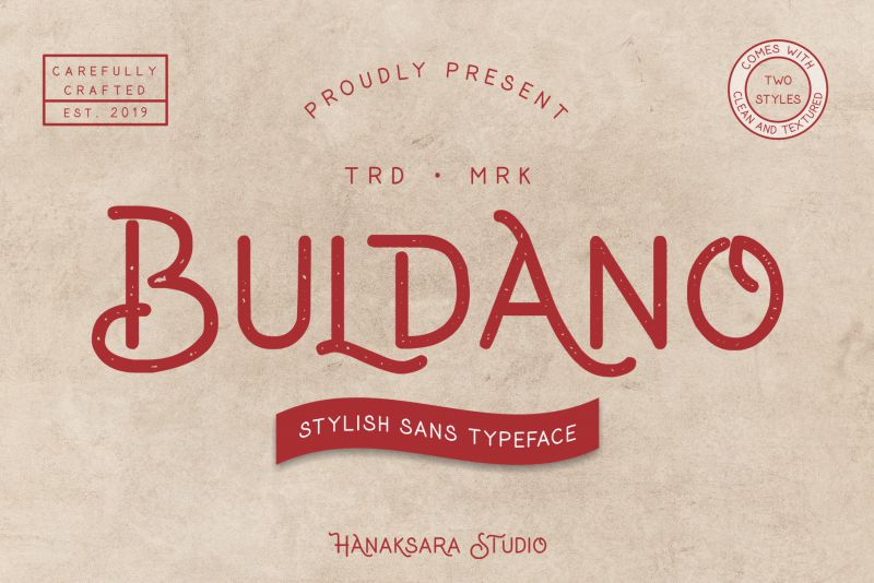 Buldano Stylish Sans Font