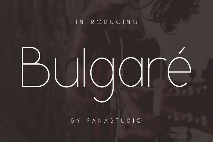 Bulgare Sans Font