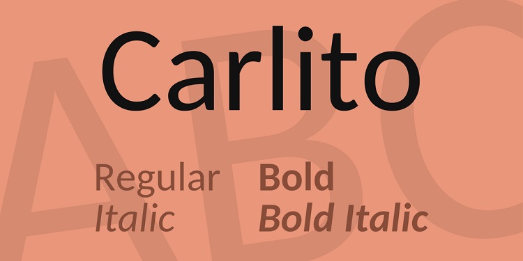Carlito Sans Font Family