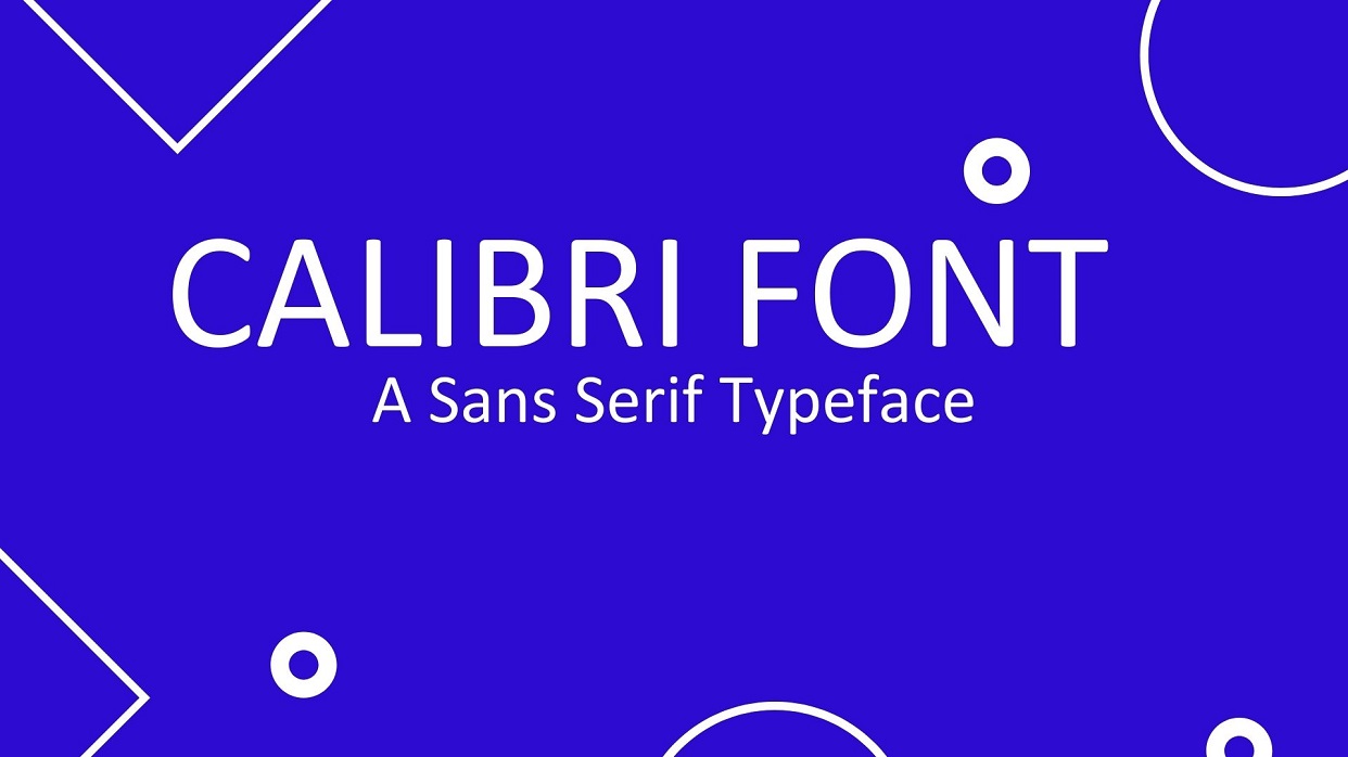 calibri font free download mac