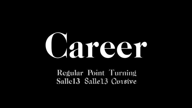 Career Modern Serif Font