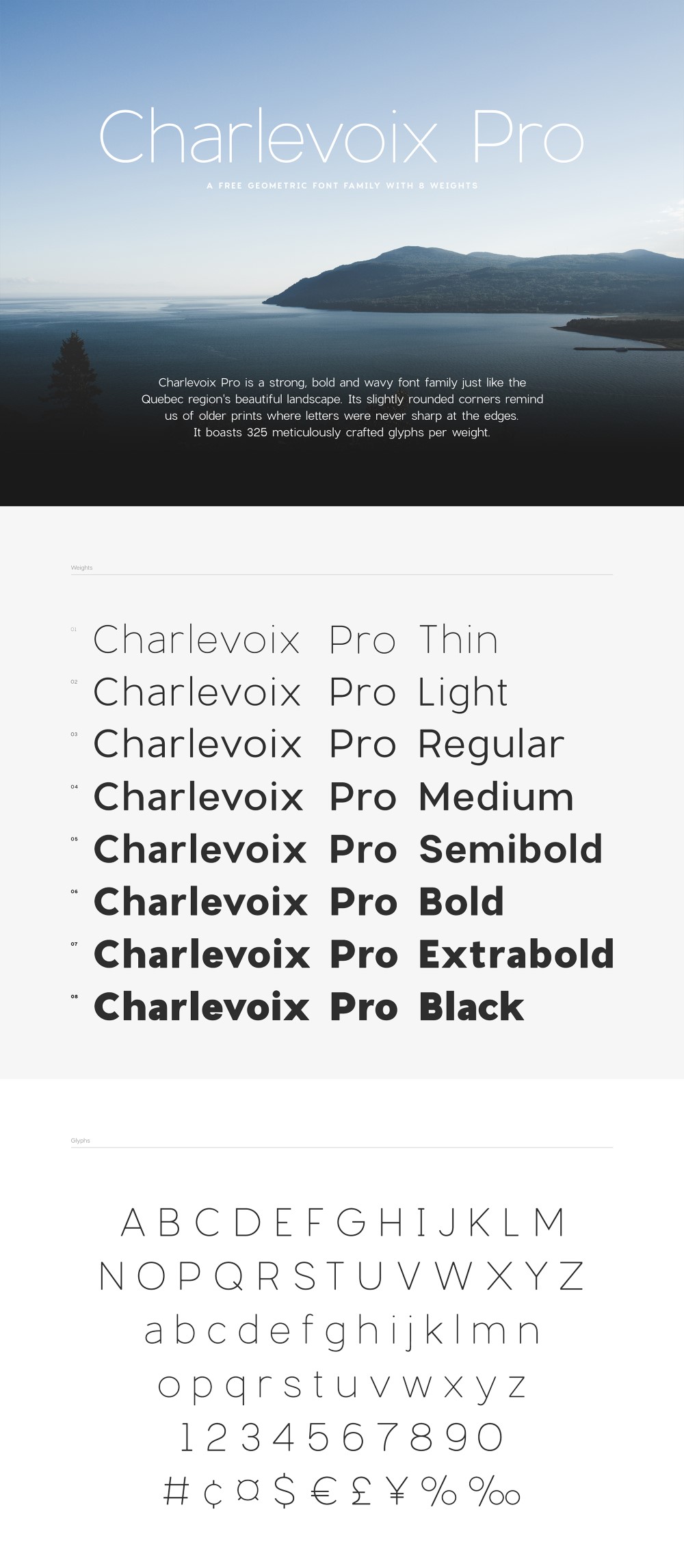 Charlevoix Pro Font Family