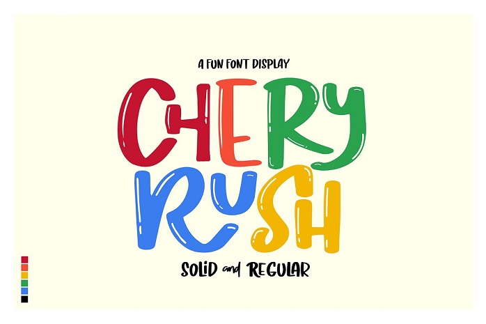 Chery Rush Font