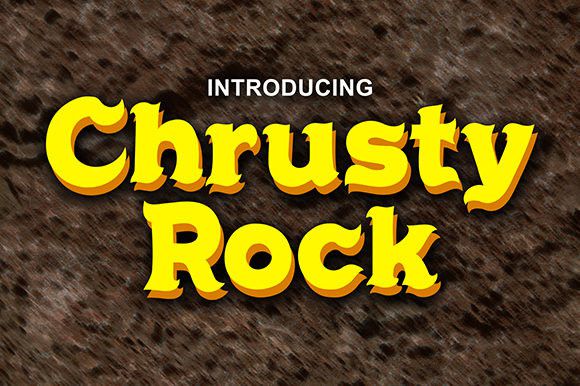 Chrusty Rock Display Font