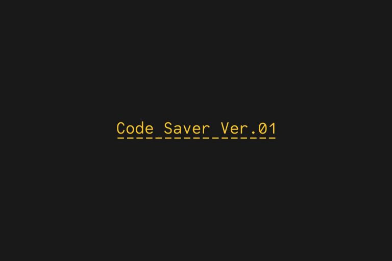 Code Saver Font Family
