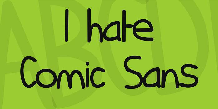 Comic Sans Font