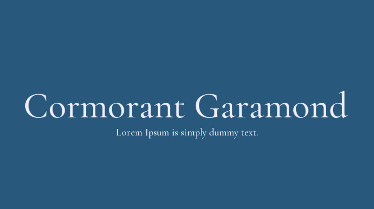Cormorant Garamond Font Family