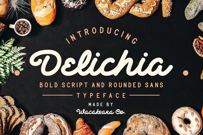 Delichia Bold Script Font