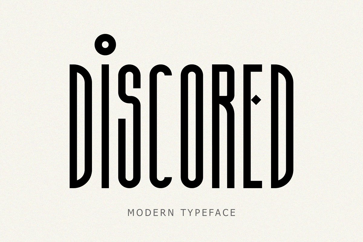 Discored Typeface