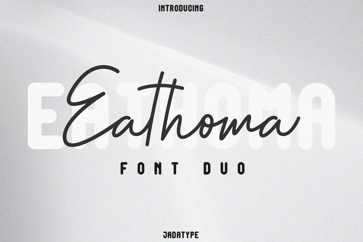 Eathoma Font Duo