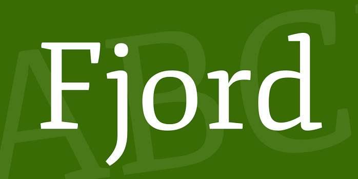 Fjord One Font