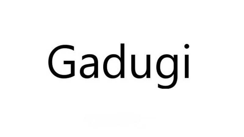 Gadugi Font