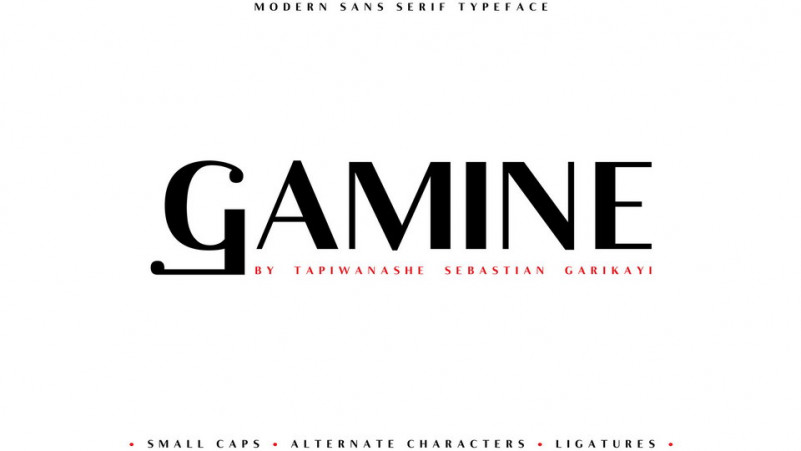 Gamine Typeface