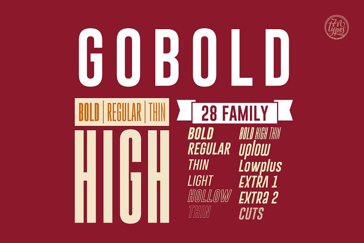 Gobold Sans Serif Font Family