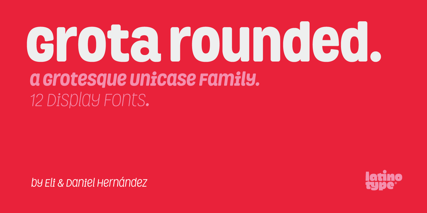Grota Rounded Font Family