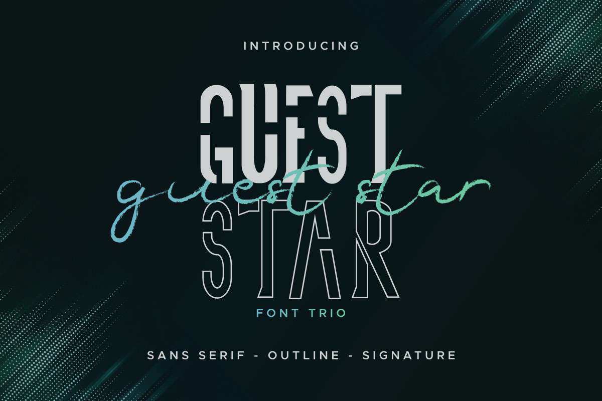 Guest Star Font Duo