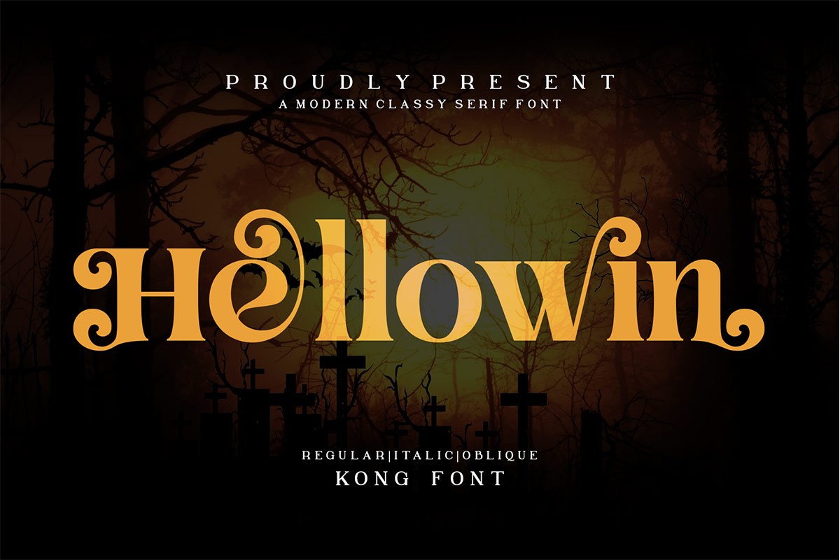 Hellowin Modern Serif Font