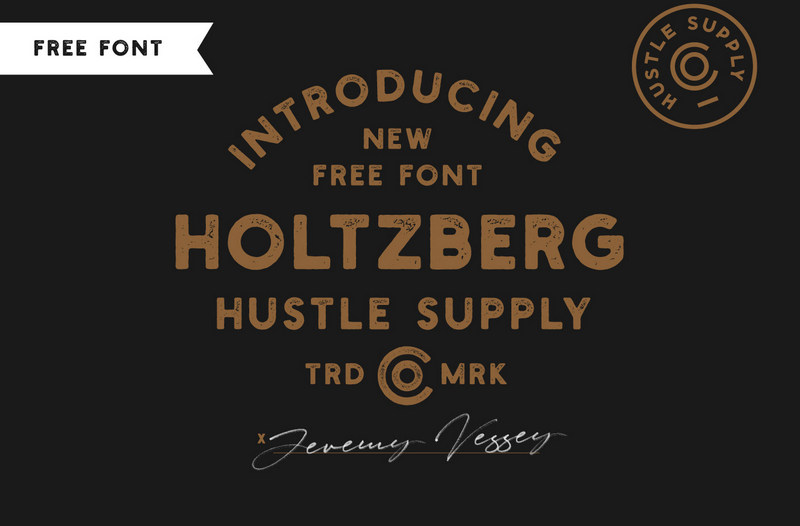 Holtzberg Typeface