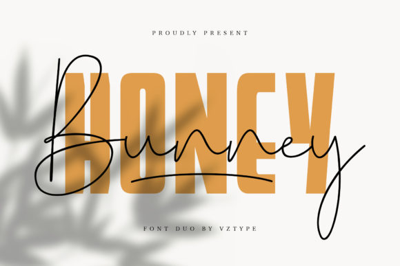 Honey Bunney Font Duo
