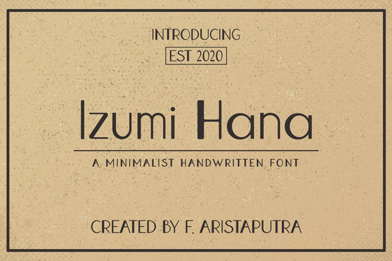 Izumi Hana Sans Serif Font